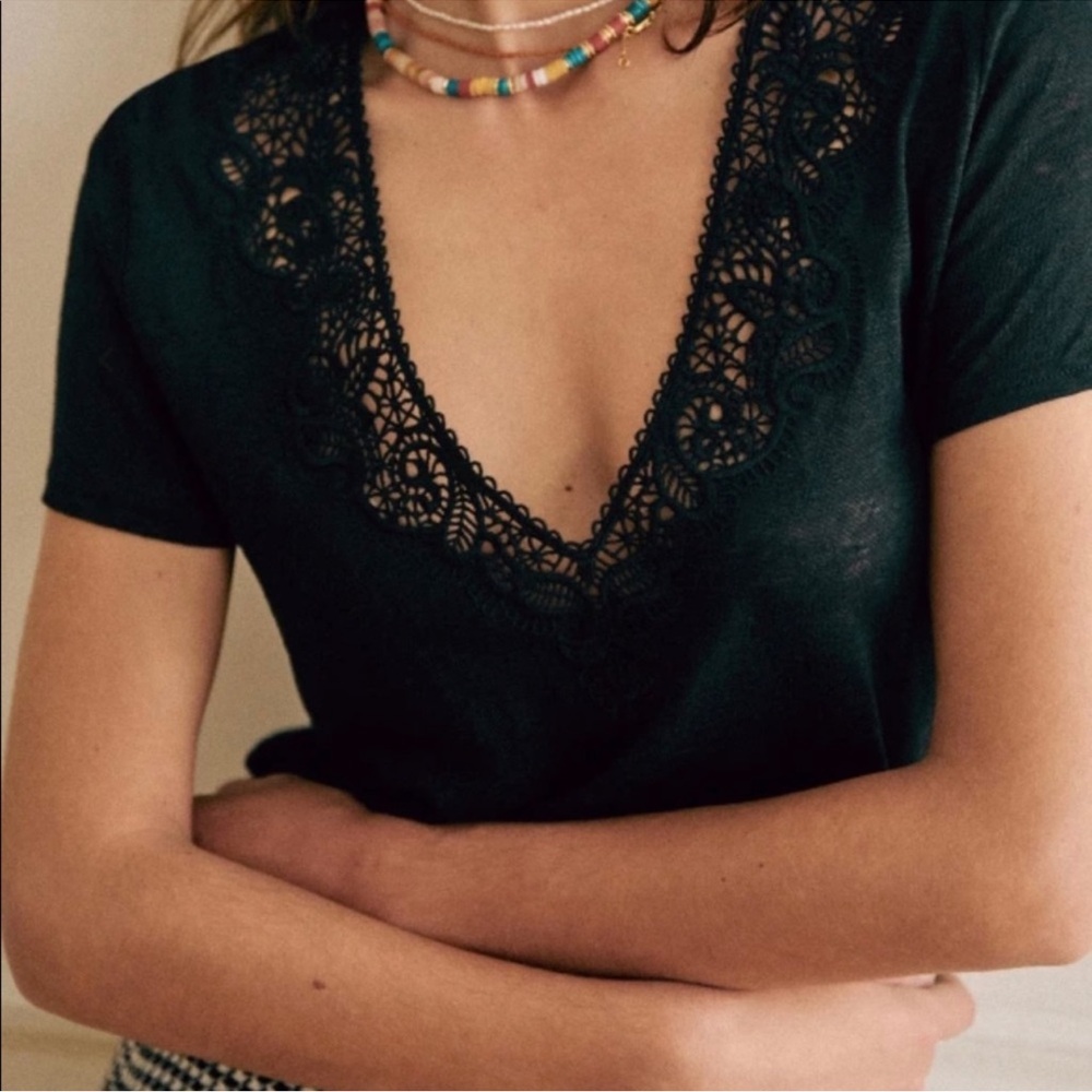 ⭐️Sezane shirt black XS⭐️